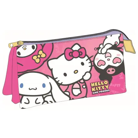 Hello Kitty and Friends dreifach Federmäppchen Produktfoto