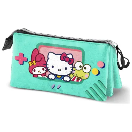Hello Kitty and Friends Videogame dreifaches Federmäppchen Produktfoto