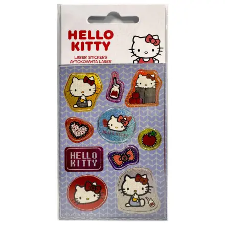 Hello Kitty Apple holografisches Aufkleber-Set Produktfoto