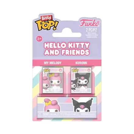 Hello Kitty Bitty Funko POP! Vinyl Figuren 2er-Pack My Melody&Kuromi Produktfoto