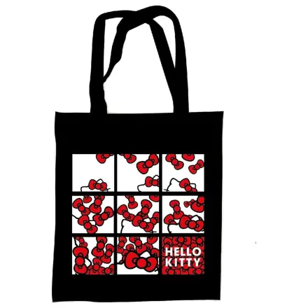 Hello Kitty Bows Canvas Tragetasche, Einkaufstasche 44 cm Produktfoto