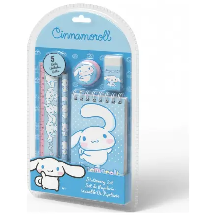 Hello Kitty Cinnamoroll 5-teiliges Schreibwarenset Produktfoto