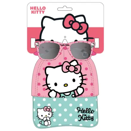 Hello Kitty Dots Sonnenbrille und Baseballkappen-Set Produktfoto