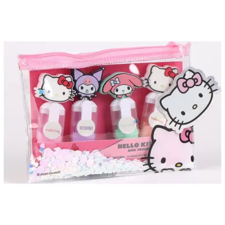 Hello Kitty & Friends 4er-Pack Mini Textmarker Head Produktfoto