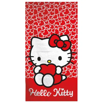 Hello Kitty Hearts Handtuch Produktfoto