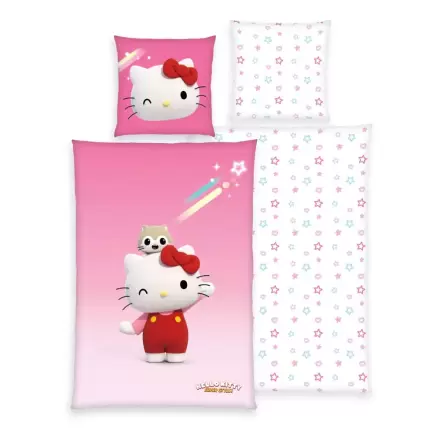 Hello Kitty Bettwäsche Hello Kitty-Super Style 135 x 200 cm / 80 x 80 cm termékfotója
