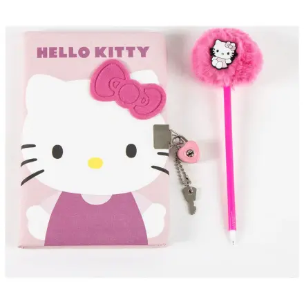Hello Kitty Tagebuch + Stift Produktfoto