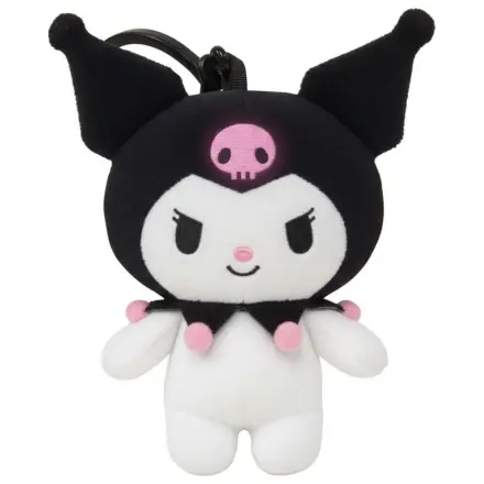 Hello Kitty Kuromi 3D Plüschfigur mit Anhänger, Taschenanhänger 13 cm Produktfoto