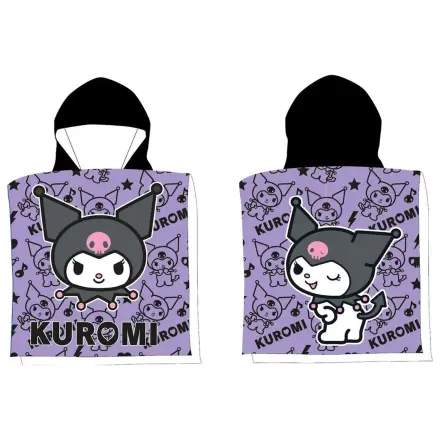 Hello Kitty Kuromi Chaos Strandtuch Poncho 50x100 cm Produktfoto