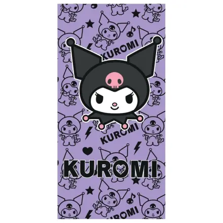 Hello Kitty Kuromi Chaos Handtuch 70x140 cm Produktfoto