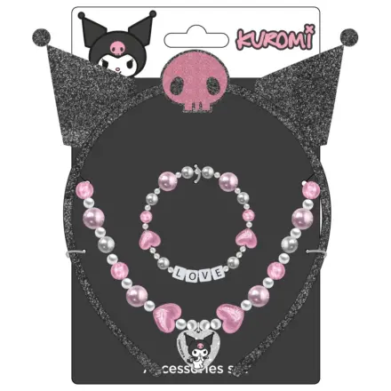 Hello Kitty Kuromi Schmuck und Haarband Set Produktfoto