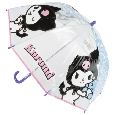 Hello Kitty Kuromi Kinder klar Regenschirm Produktfoto