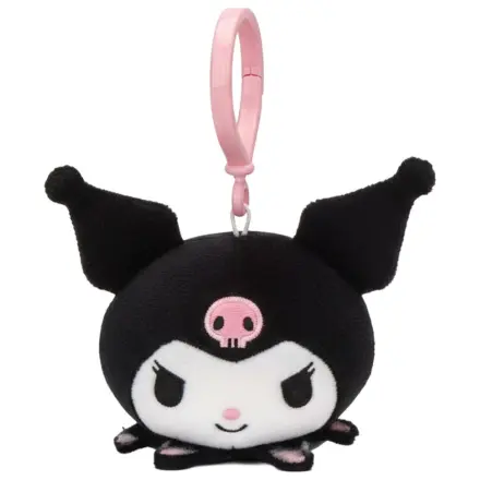 Hello Kitty Kuromi Head 3D Plüsch Figur mit Anhänger, Taschen-Charm 11 cm Produktfoto