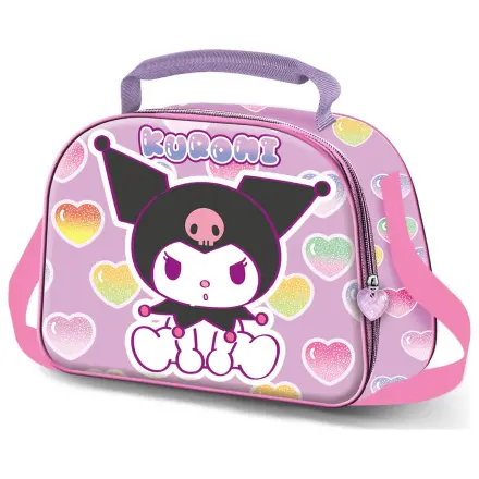 Hello Kitty Kuromi Hearts 3D Lunchtasche Produktfoto