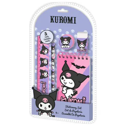 Hello Kitty Kuromi Schreibwarenset 5 Teile Produktfoto