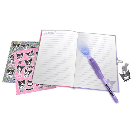 Hello Kitty Kuromi Tagebuch + magischer Stift Produktfoto