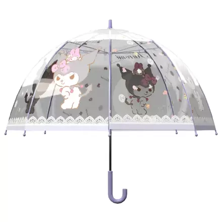 Hello Kitty Kuromi Handbetrieb Blasen-Regenschirm 48 cm Produktfoto