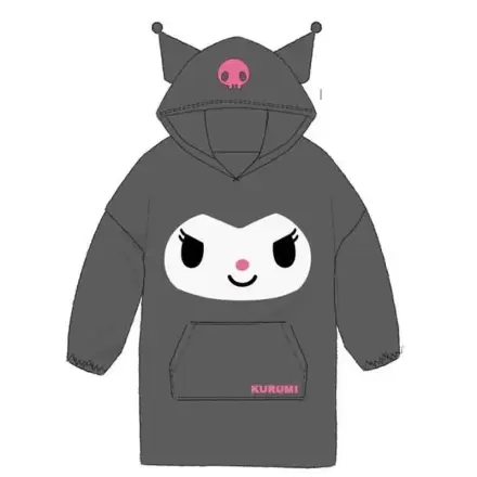 Hello Kitty Kuromi oversize Sweatshirt Mantel Erwachsene coral Produktfoto