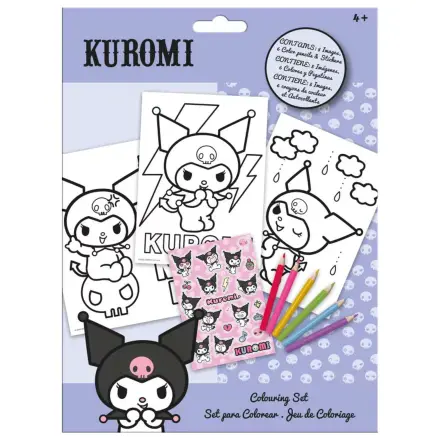 Hello Kitty Kuromi Malset mit Aufklebern Produktfoto