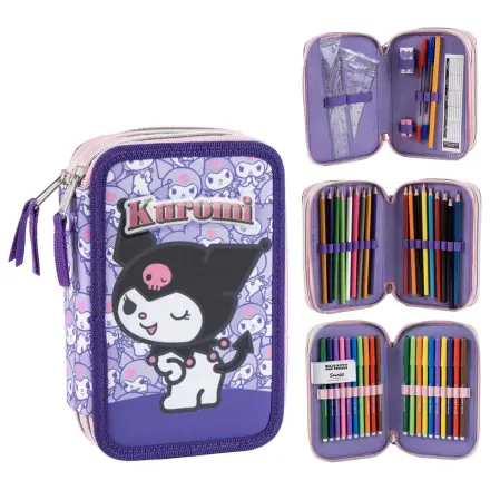 Hello Kitty Kuromi Dreifach-Mäppchen Produktfoto