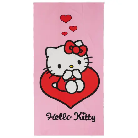 Hello Kitty Love Handtuch 70x140cm Produktfoto