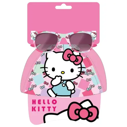 Hello Kitty Lovely Day Sonnenbrillen und Baseballkappen Set Produktfoto