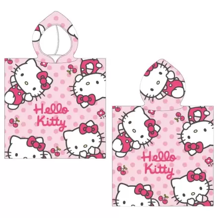 Hello Kitty Microfaser Poncho Strandtuch termékfotója