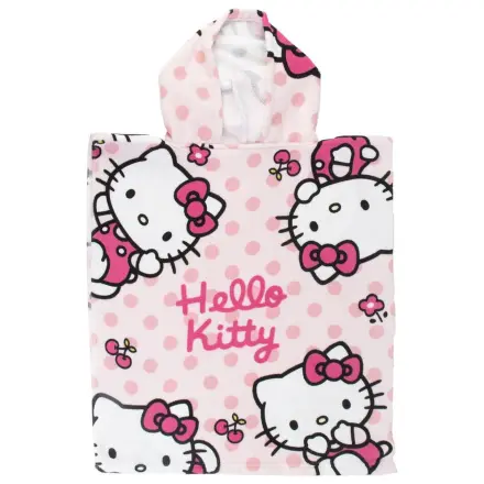 Hello Kitty Microfaser Poncho Strandtuch Produktfoto