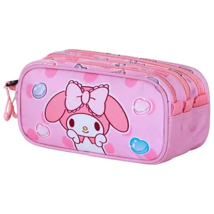 Hello Kitty My Melody dreifach Federmäppchen Produktfoto