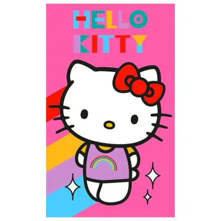 Hello Kitty Regenbogen Handtuch, Gesichtshandtuch, Handtuch Produktfoto