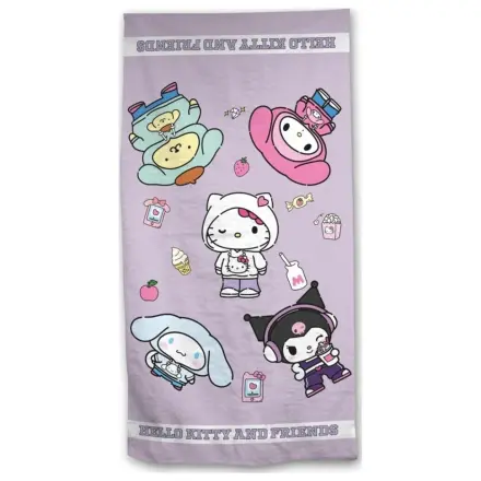 Hello Kitty Strandtuch 100% Baumwolle 90x170cm Produktfoto