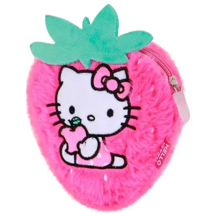 Hello Kitty Strawberry Plüsch Geldbörse Produktfoto