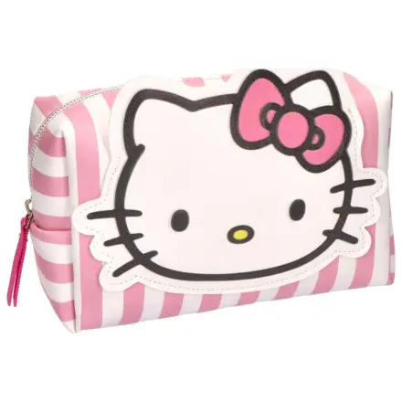 Hello Kitty gestreifte Kulturtasche 18 cm Produktfoto