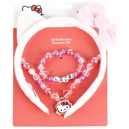 Hello Kitty Süßes Schmuck und Haarband Set Produktfoto