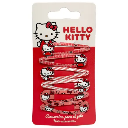 Hello Kitty Sweet Haarspangen Set 6 Teile Produktfoto