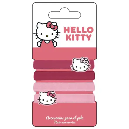 Hello Kitty Sweet Haargummis Set 4 Stück Produktfoto