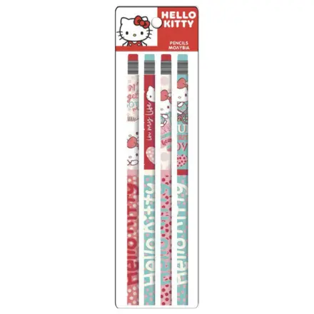 Hello Kitty Sweetheart Bleistift 4-teiliges Set Produktfoto