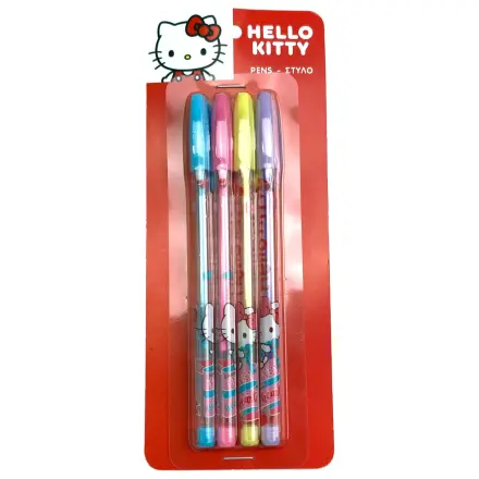 Hello Kitty Sweetheart Farbiger Stifte Set 4 Stk. Produktfoto