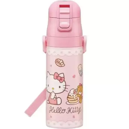 Hello Kitty Trinkflasche double opening Sweety rose 470 ml Produktfoto