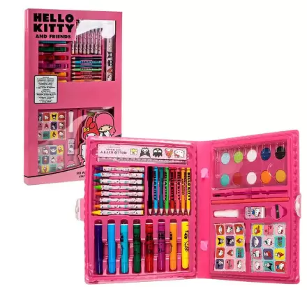Hello Kitty Schreibwaren-Set zum Ausmalen Produktfoto