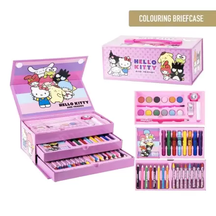 Hello Kitty Schreibwaren-Set zum Ausmalen Produktfoto
