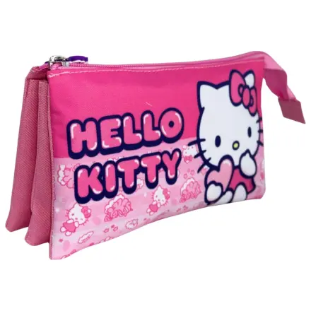 Hello Kitty dreifaches Federmäppchen Produktfoto
