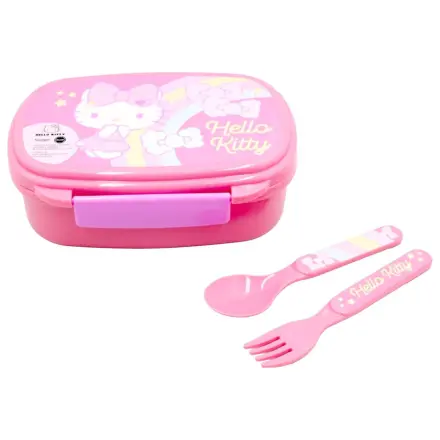 Hello Kitty Unicorn Sandwich Box + Besteck-Set Produktfoto