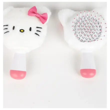 Hello Kitty White Mini Plüsch Haarbürste, Kamm 13 cm Produktfoto