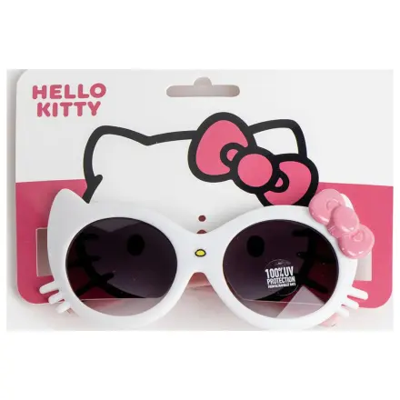 Hello Kitty weiße Sonnenbrille Produktfoto