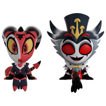Helluva Boss Vinyl Figuren Blitzo & Stolas Monitor Buddiez Produktfoto