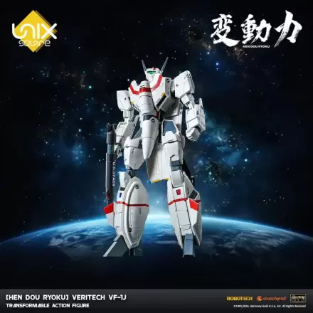 Hen Dou Ryoku Veritech Diecast Actionfigur VF-1J 21 cm termékfotója