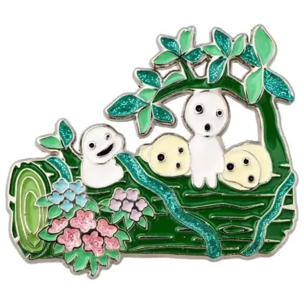 Princess Mononoke Metall Brosche Kodama Produktfoto