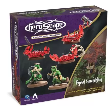 Heroscape Armee-Erweiterung Boiling Tension: Molten Crustaceans & Tanuki Tricksters *English Version* Produktfoto