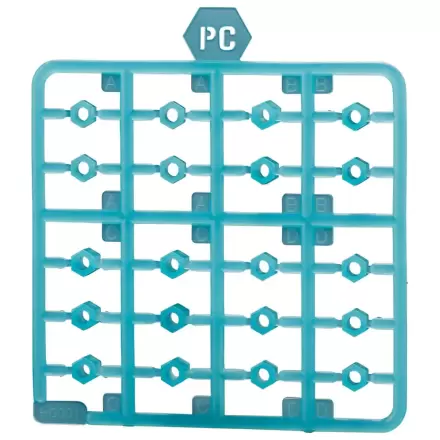 Hexa Gear Plastic Model Kit Zubehör-Set 1/24 Ex Unit 002 Hexa G-R.A.M Blue Ver. Produktfoto